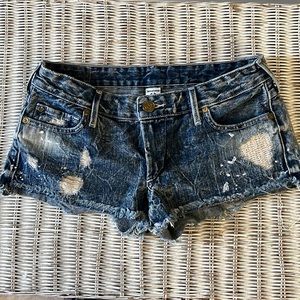 True Religion Jean shorts
